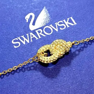 새상품급 SWAROVSKI 스와로브스키 반지 크로스 팔찌