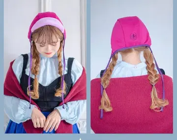 시마무라 kaho 디즈니 콜라보 안나 모자 택 포함 미사용 새상품