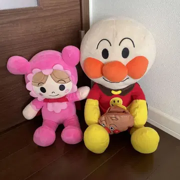 호빵맨과 아기맨 봉제 인형 세트