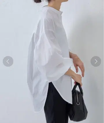 [ 23 SS ] BEARDSLEY 개더 커프스 셔츠 화이트