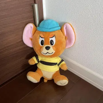오렌지 컬러 제리 봉제 인형 약 30cm
