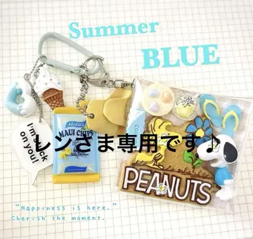 가챠 파우치 Summer 밀키블루 아이스크림 비치 샌들