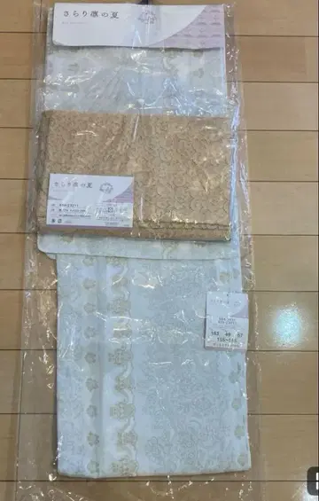 일본제 유카타와 오비 세트