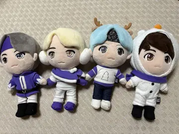 BTS TinyTAN 봉제 인형 4개 세트