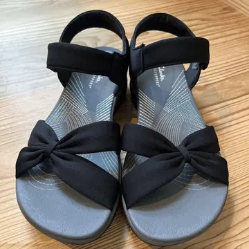 Clarks 스포츠 샌들 블랙 235