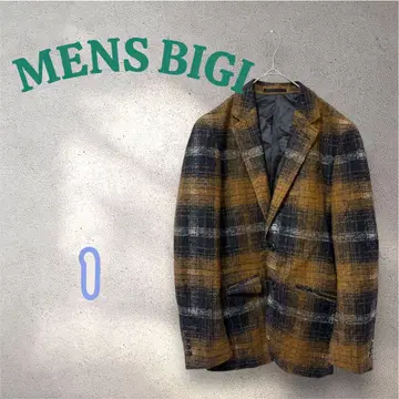 MENS BIGI 남성 비기 LANIFICIO ROMA 저지 자켓