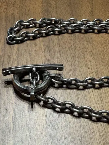 실버 925 팥 체인 80cm 7mm~8mm T바