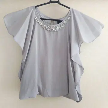 RUIRUE BOUTIQUE 플레어 상의와 와이드 팬츠 세트