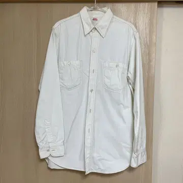 WAREHOUSE Lee 화이트 긴팔 셔츠