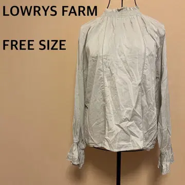 [ LOWRYS FARM ] 긴팔 블라우스/셔츠/하이넥/그레이지/심플