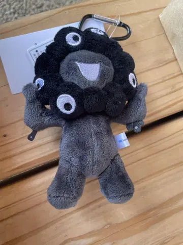 카라비너 마스코트 블랙 미미 봉제 인형 (앉은 버전)