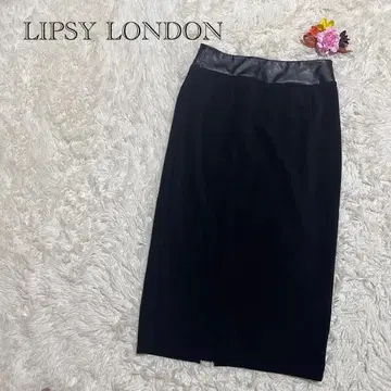 리프시 런던 타이트 스커트 블랙 UK10 M 상당 고급 오피스 캐주얼