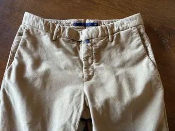 INCOTEX 인코텍스 슬림 핏 베이지 팬츠 46/76cm