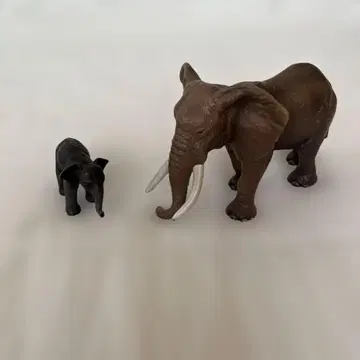 슐라이히 코끼리 피규어 2개 세트