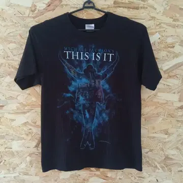 마이클 잭슨 THIS IS IT 티셔츠 L 사이즈 추모 티셔츠