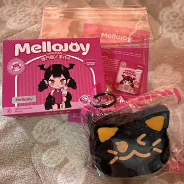 Mellojoy 메로조이 스퀴즈 냥코족 토스트 검은 고양이