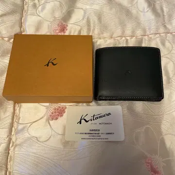 Kitamura 접이식 지갑 올리브 그린 미사용 새상품급
