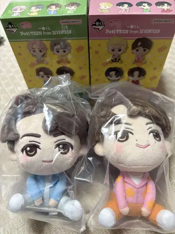 세븐틴 Pet!TEEN 봉제인형 2개 세트