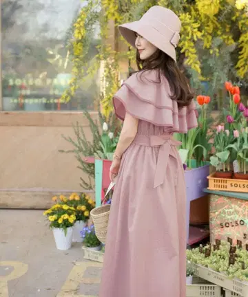 파이핑 프릴 원피스 le reve vaniller