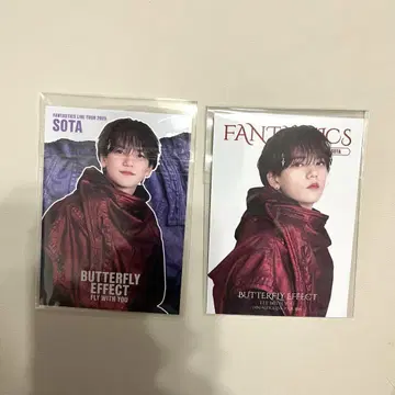 FANTASTICS 나카지마 소우타 포토 카드 2매 시크릿 트레이딩 카드