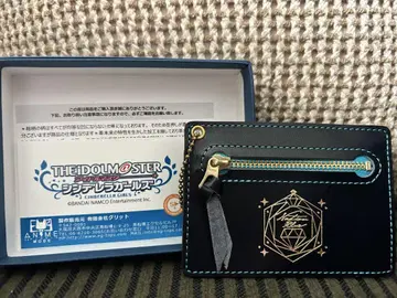 푸른 악단 멀티 포켓 부착 천연 가죽 패스 케이스 데레마스