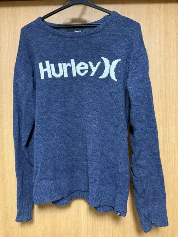 Hurley 네이비 로고 맨투맨