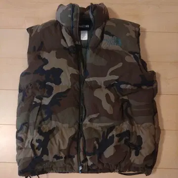 THE NORTH FACE 카모플라쥬 다운 베스트