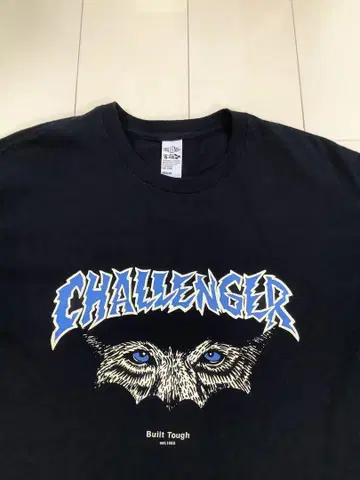 CHALLENGER 그래픽 티셔츠 블랙