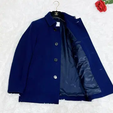 미사용급 새상품급 매킨토시 피코트 울 네이비 36