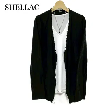 SHELLAC 가디건 블랙 일본제 상의 가디건