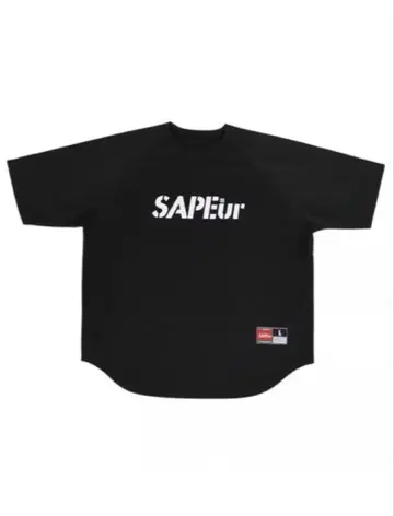 SAPEur BASIC SIS TEE Black XXL 미사용 새 상품
