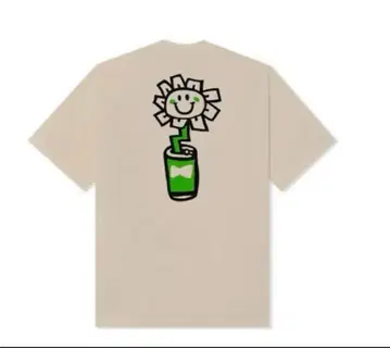 VERDY x GREEN DAY Flower Tee Beige M 사이즈