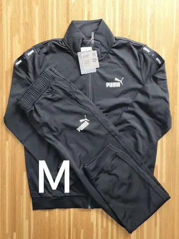 푸마 M 저지 상하의 PUMA 블랙 블랙 셋업 블랙1