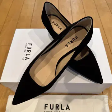 FURLA 새상품 블랙 하이힐 펌프스 수납 봉투 포함