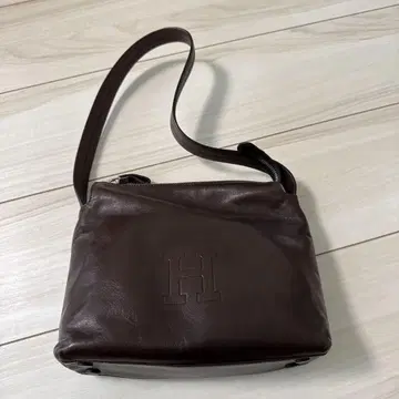 브라운 가죽 숄더백 HIROFU