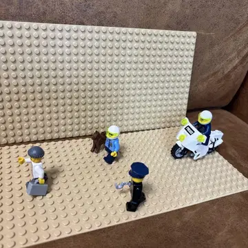 LEGO 레고 폴리스 도둑 경찰견 바이크 모음