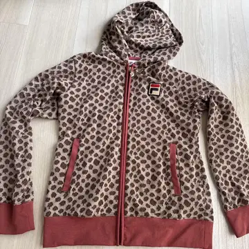 FILA 도트 무늬 후드티