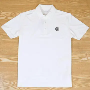 남성용 골프 G/FORE 화이트 피케 셔츠 XXL