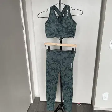 gymshark 짐샤크 의류 셋업 여성용 그린 새상품급