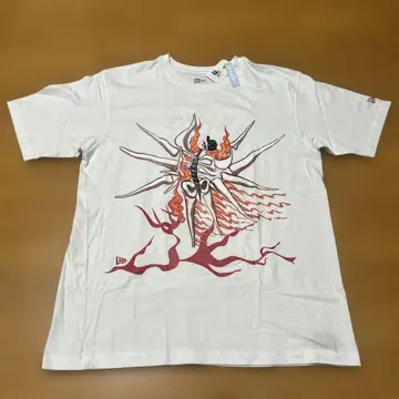 뉴에라 티셔츠 택 포함 새상품 오카모토 타로 콜라보 내일의 신화