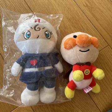 호빵맨 롤빵소녀 봉제 인형 세트
