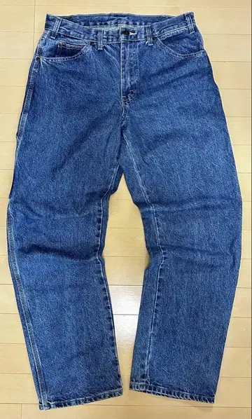Dickies 블루 데님 스트레이트 팬츠