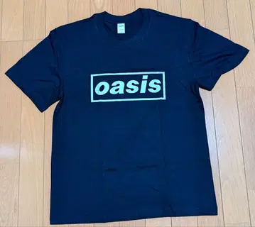 OASIS 오아시스 로고 티셔츠 M 사이즈 블랙