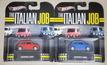 핫휠 모리스 미니 빨파 2대 세트 (The Italian Job)