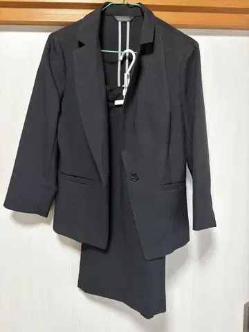 블랙 정장 세트 L 사이즈