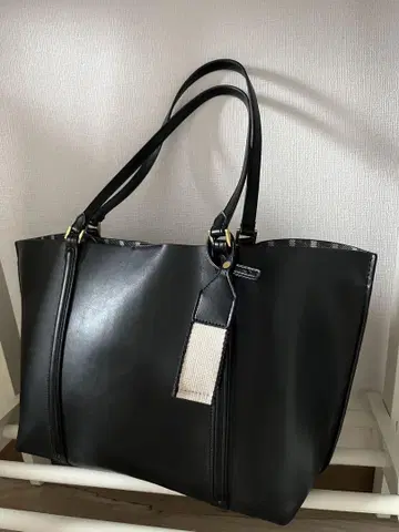 [컨디션 최상] ZARA 가죽 느낌 토트백 숄더백 자라