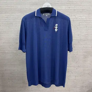 PICONE 블루 피케 셔츠 사이즈 M
