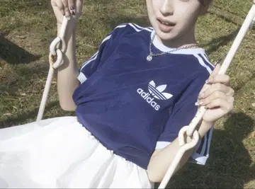 아디다스 W TERRY 3ST TEE 숏 슬리브 IR7465