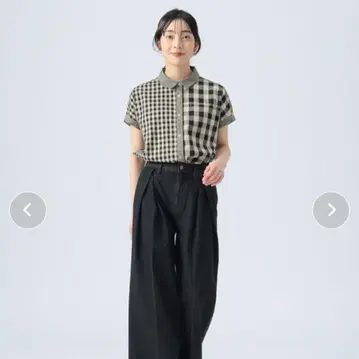크레이지 깅엄 셔츠