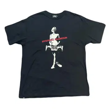 HYSTERIC GLAMOUR XL 블랙 티셔츠